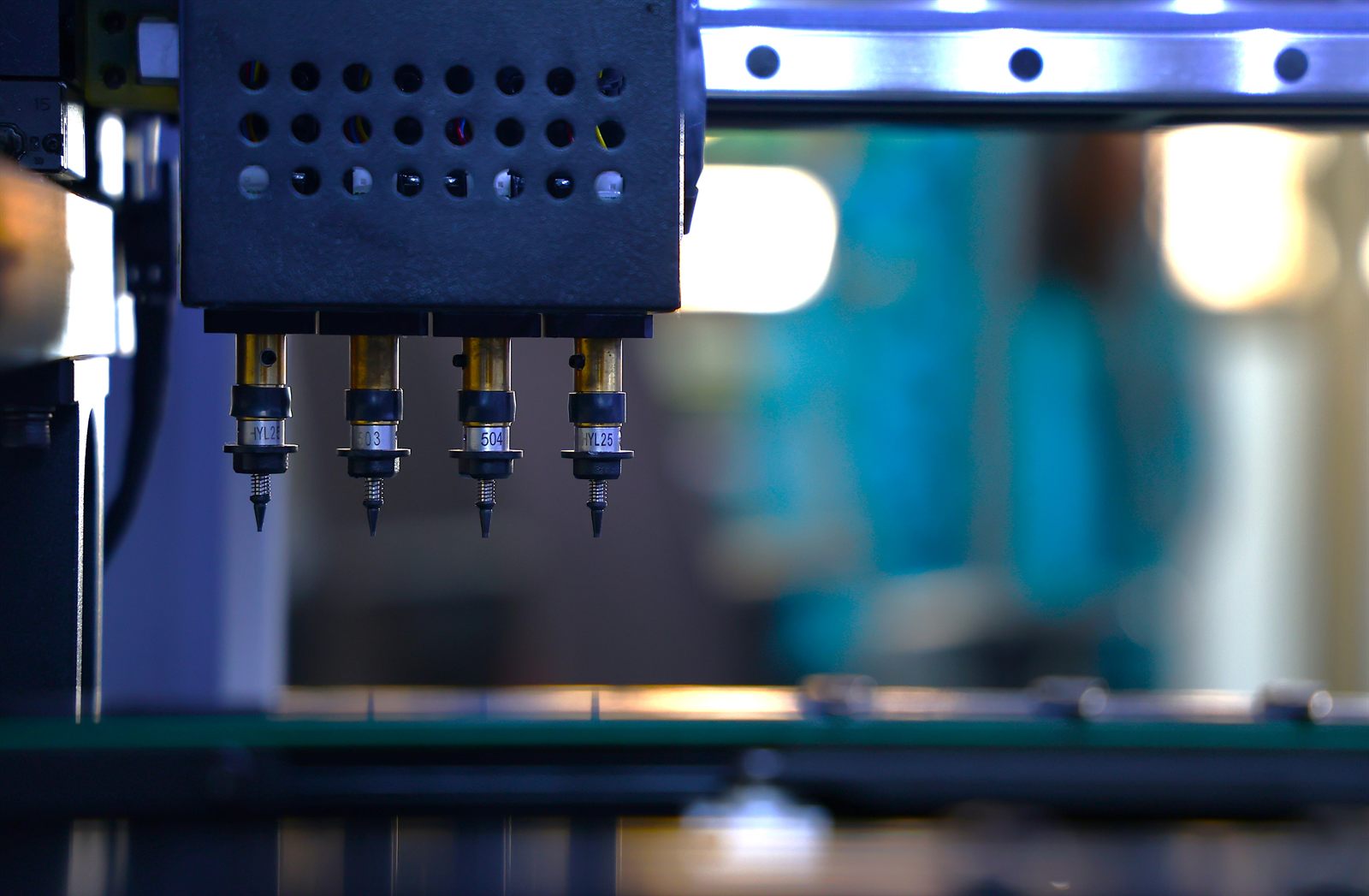 PCB Assembly Close-up